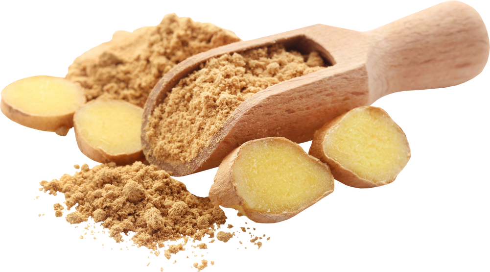 Ginger with Dried Powder